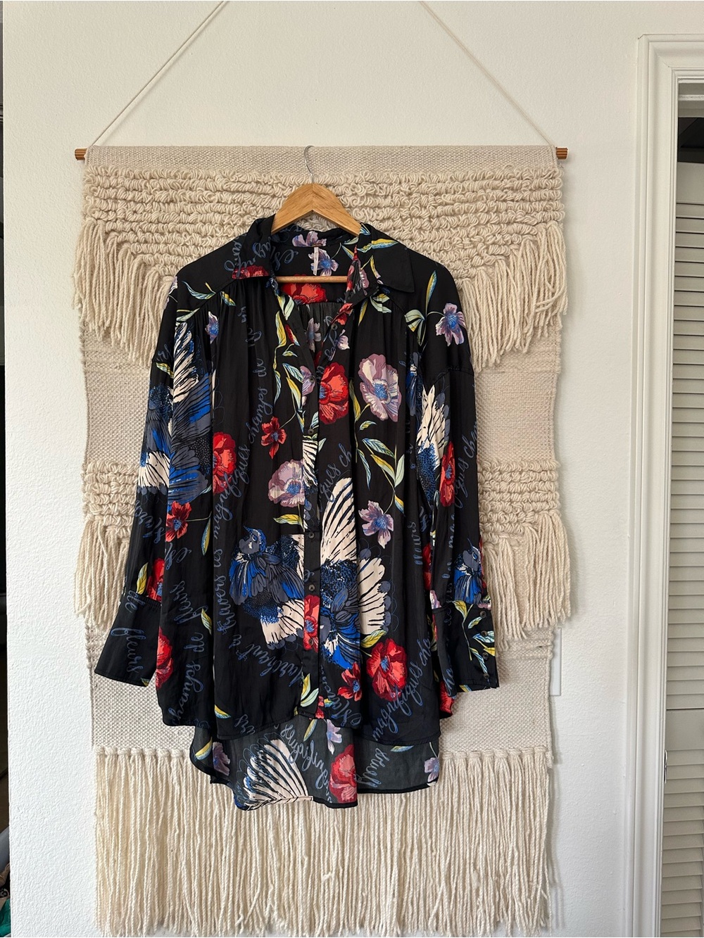 Free People Silky Nights Tunic Blouse